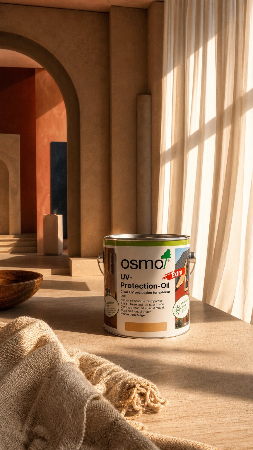 AI product shot of Osmo UV Protection Oil Extra