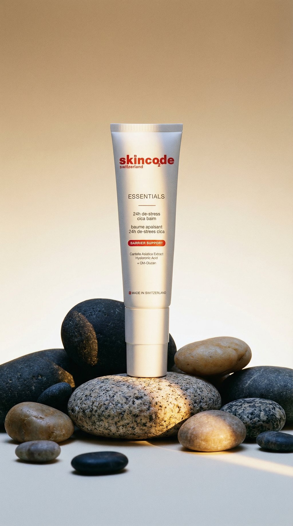 AI product shot of 24h De-Stress Cica Balm