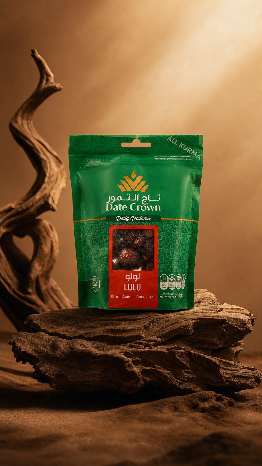 AI product shot of Date Crown Lulu