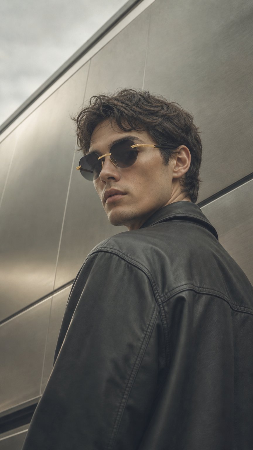 AI product shot of Bottega Veneta Sunglasses Ribbon BV1379S-001 51 Men upc 889652546377