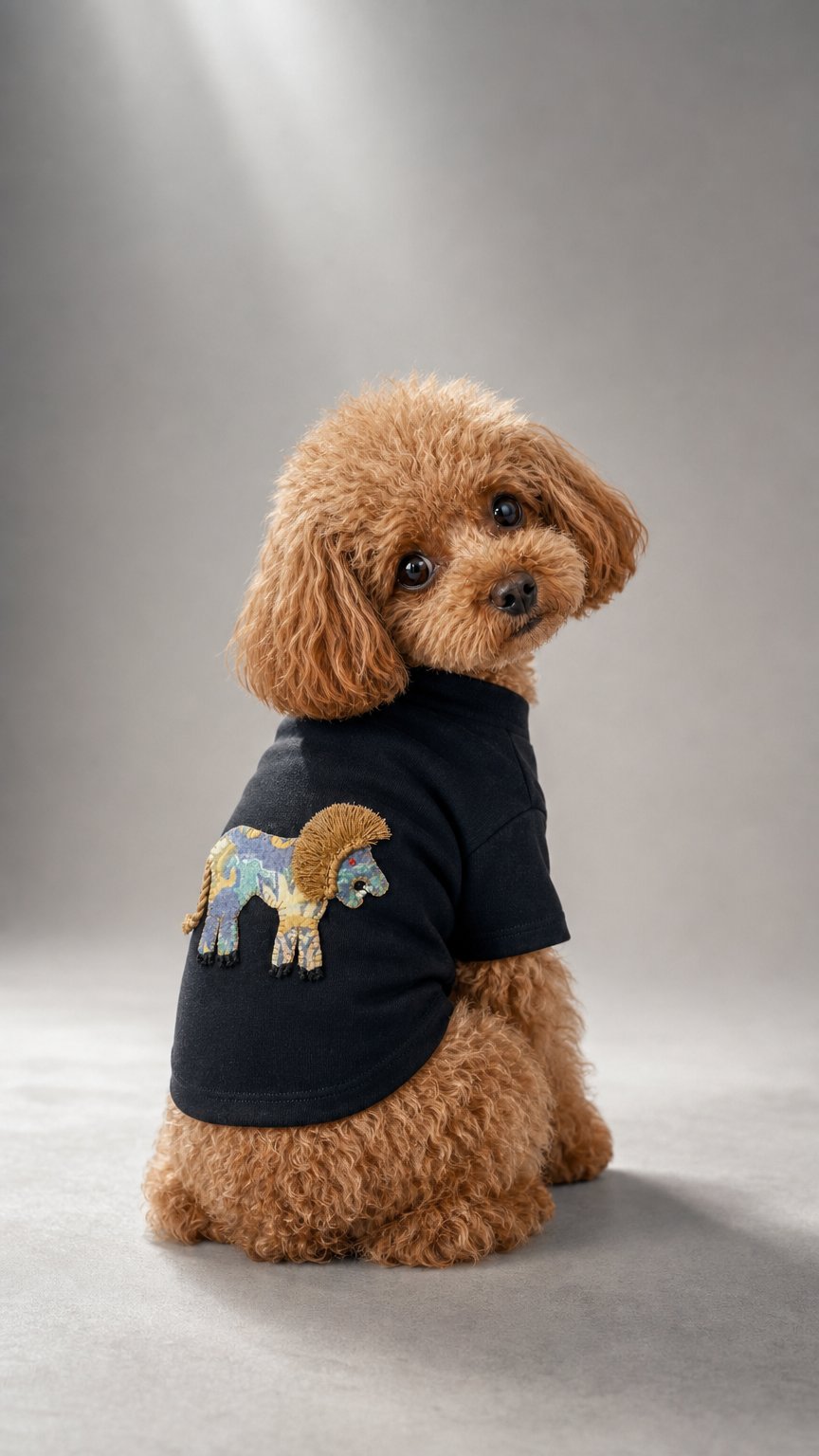 AI product shot of ライオン サファリTシャツ