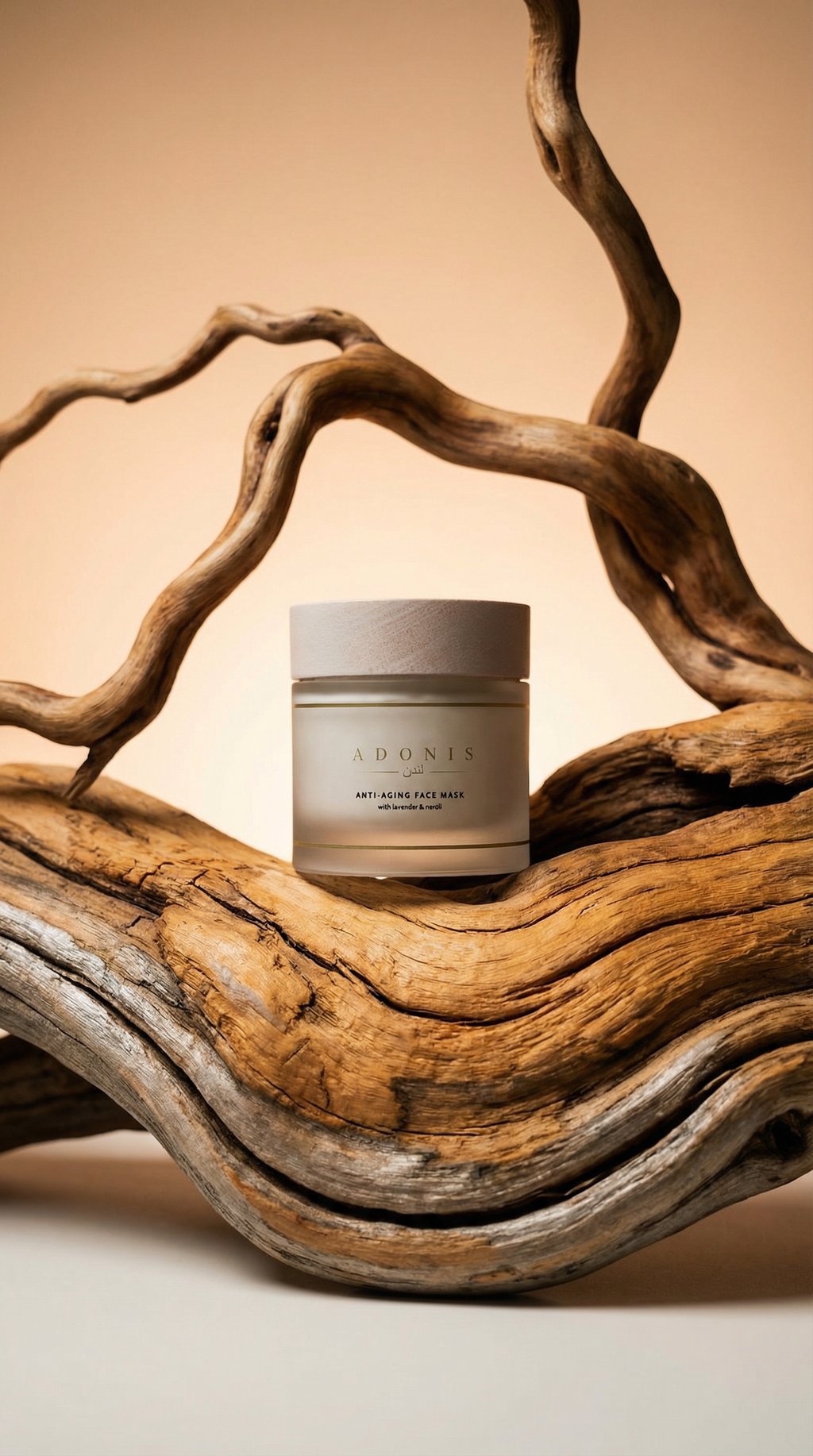 AI product shot of Anti-Ageing Face Mask