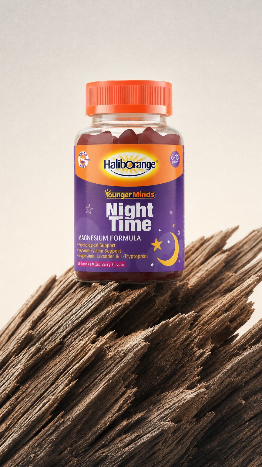 AI product shot of Night-Time Magnesium Gummies