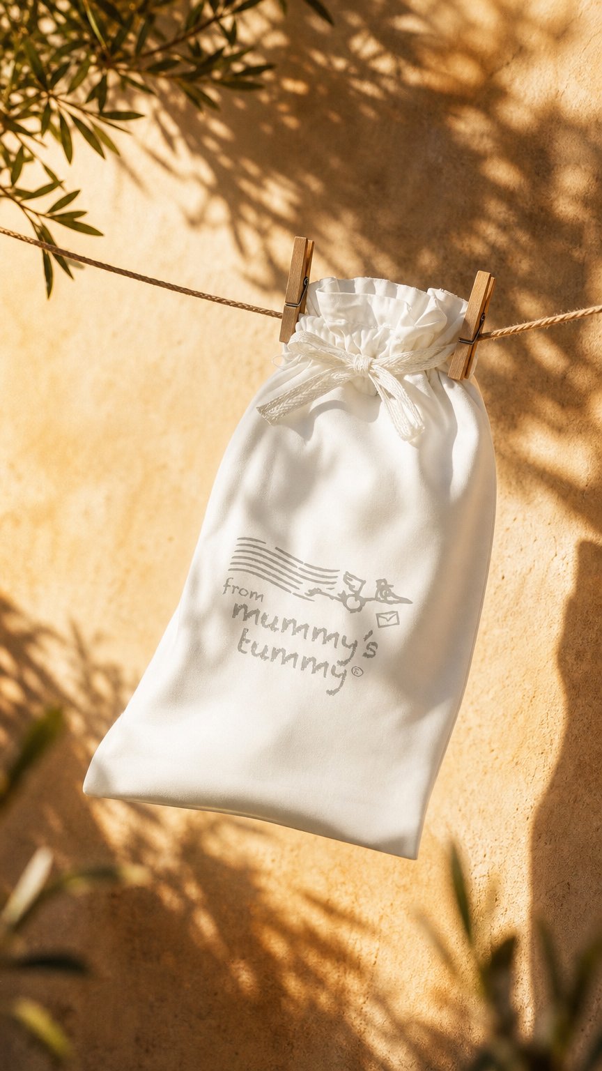 AI product shot of Mummy to be, Babygrow, Letter From The Bump