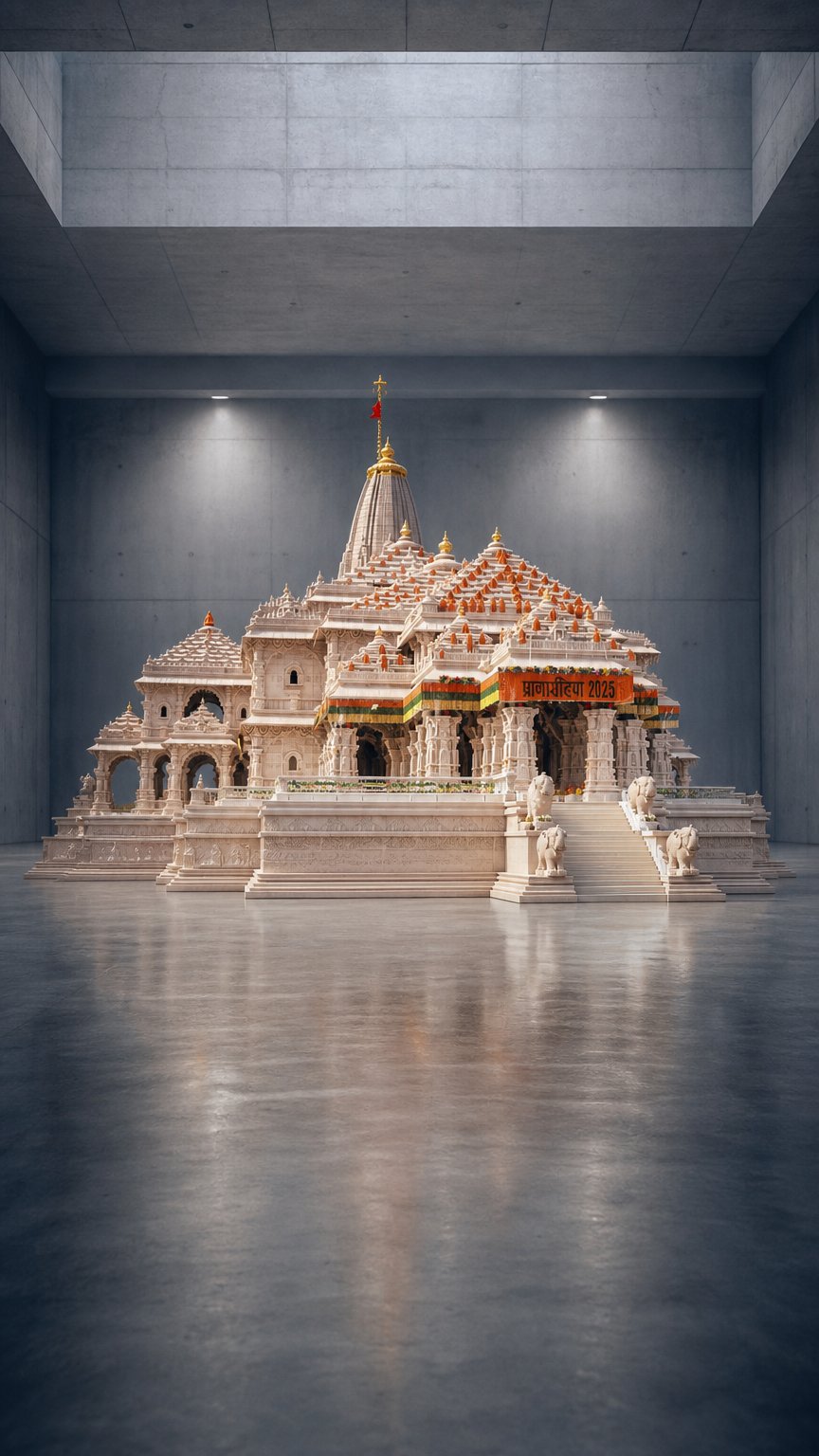 AI product shot of Ram temple consecration under scanner after trust's Rs 124-crore spend on events