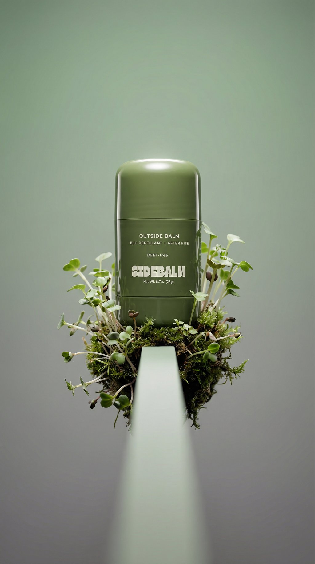 AI product shot of Outside Balm