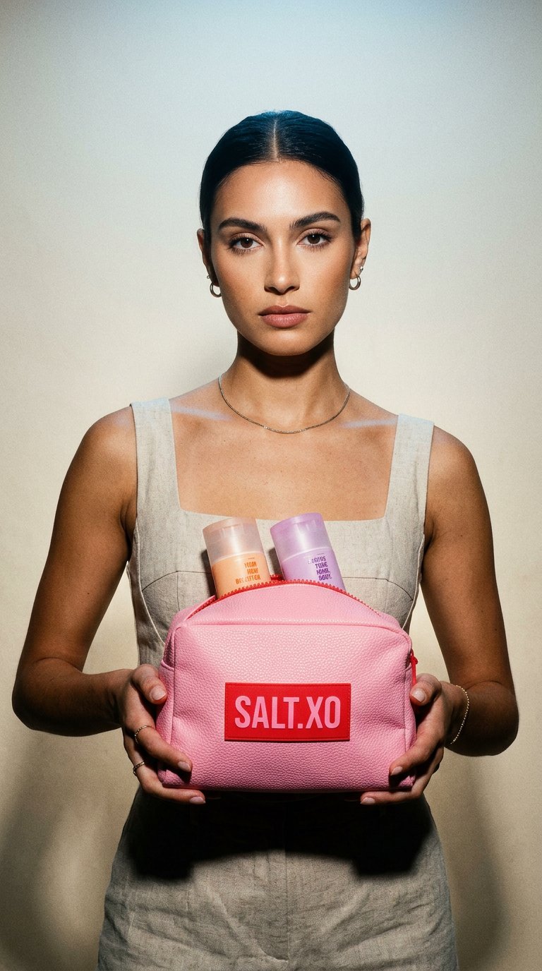 AI product shot of Salt.xo Essentials Travel Bag