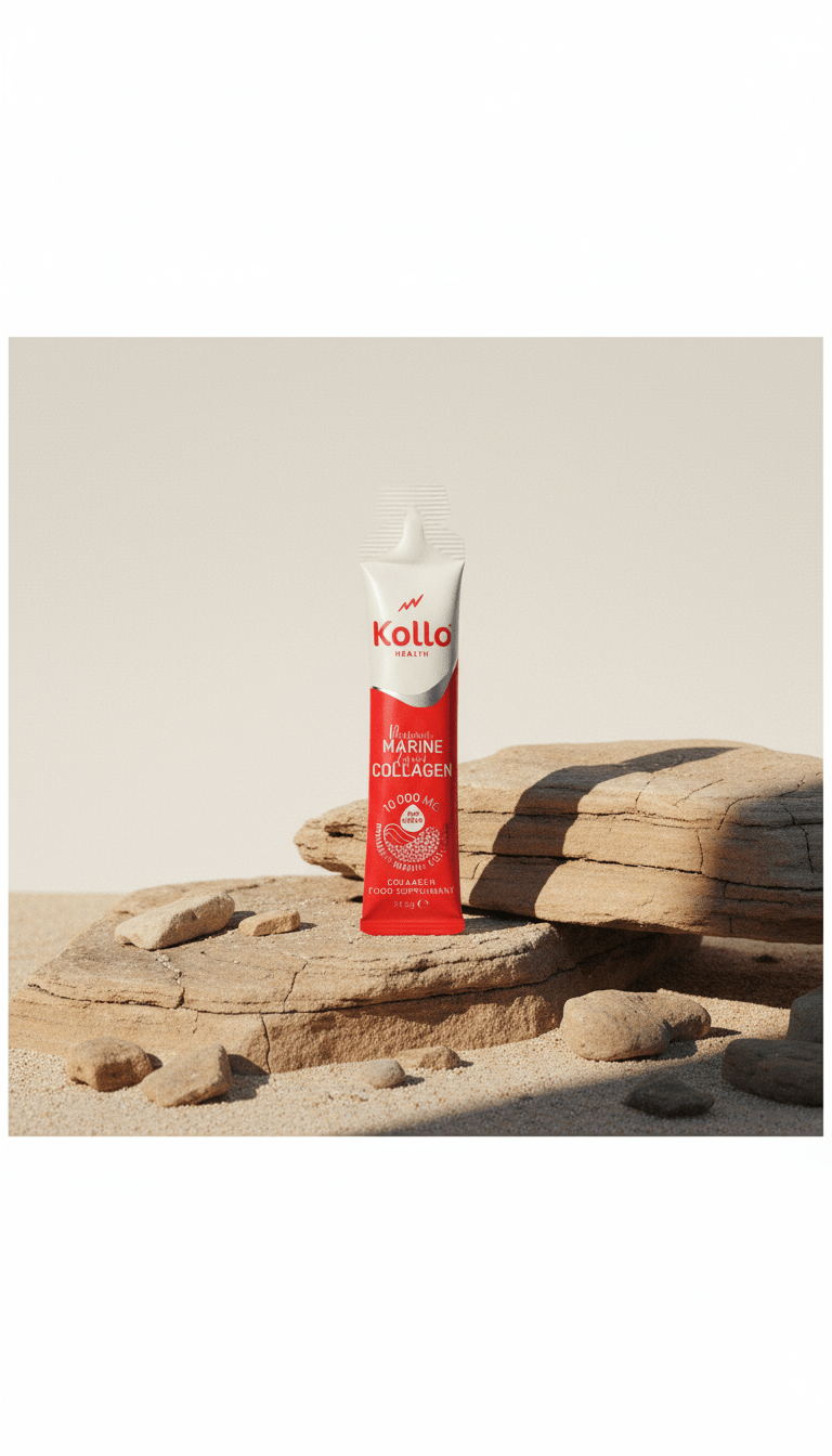 AI product shot of Premium Liquid Marine Collagen