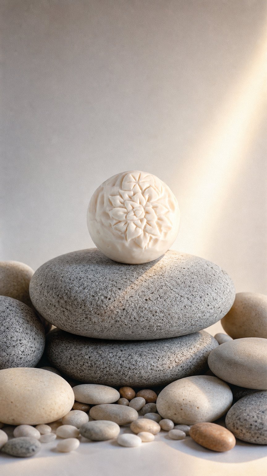 AI product shot of Bigarade Jasmin Soap
