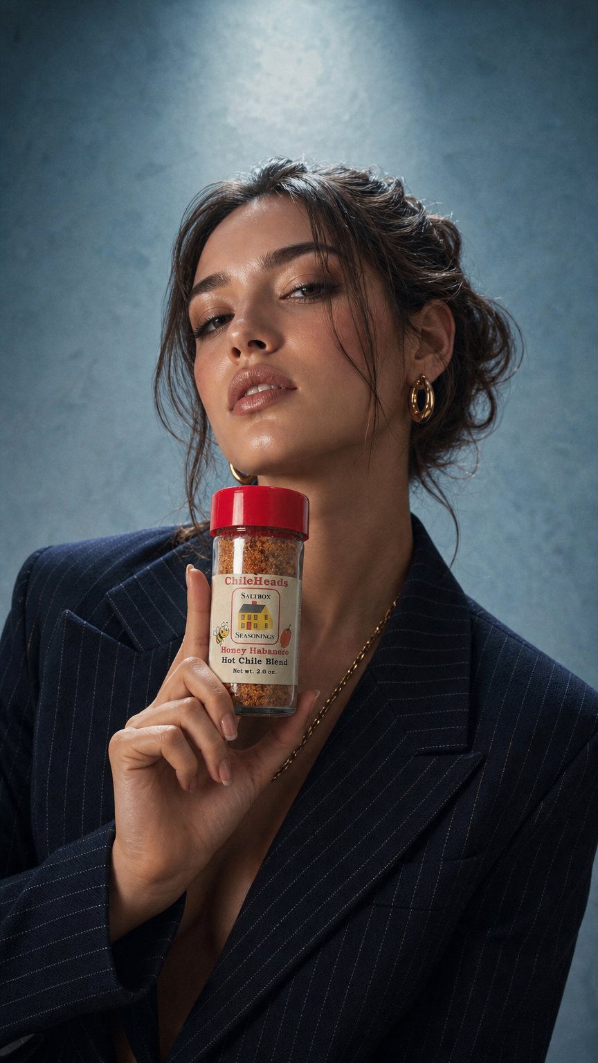 AI product shot of Honey Habanero Chile Blend