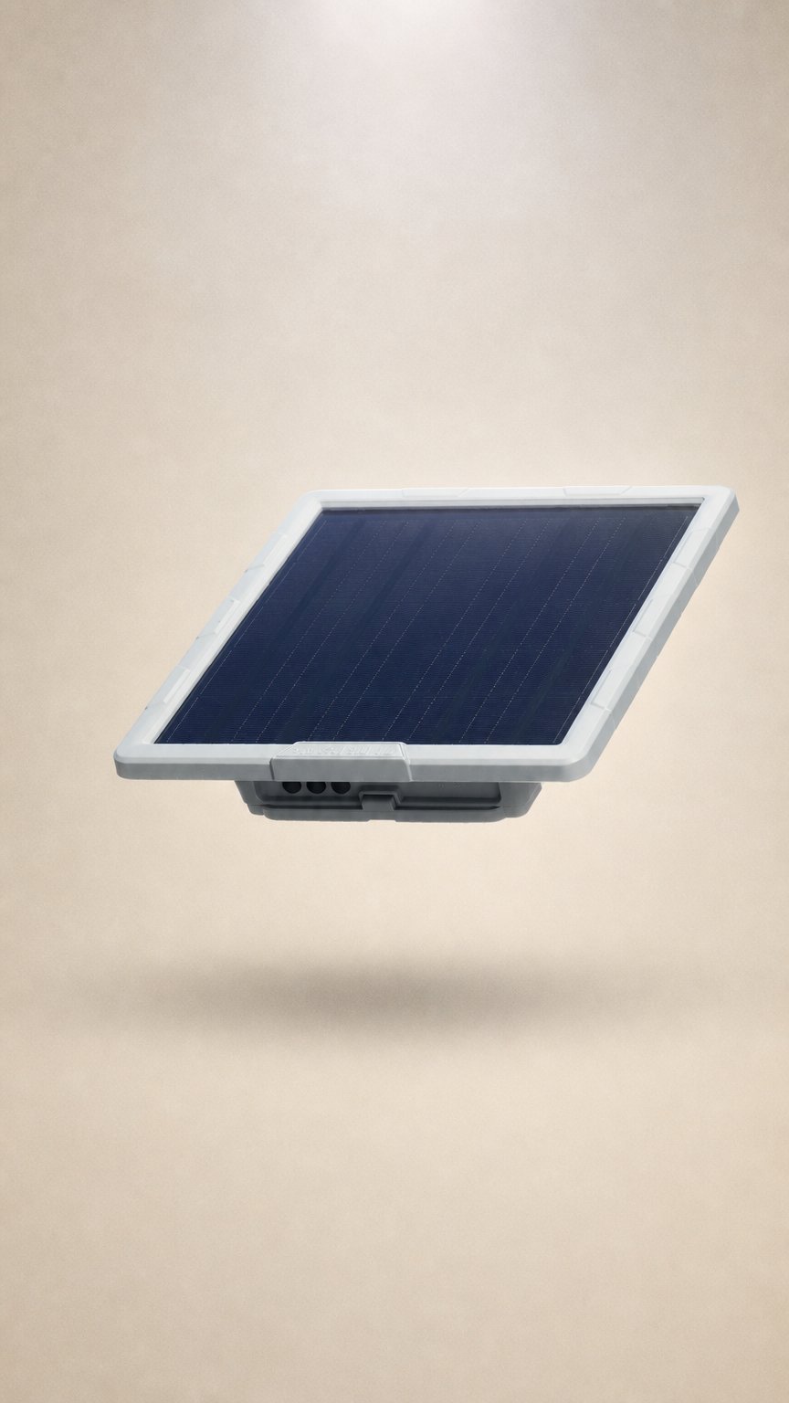 AI product shot of SenseCAP Solar Node P1-Pro – solcelledrevet Meshtastic-node for LoRa
