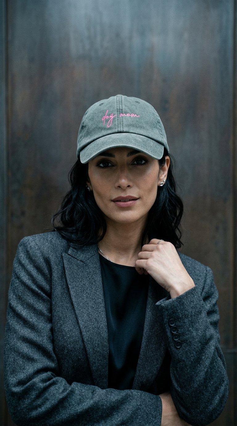 AI product shot of Dogmom Cap Vintage