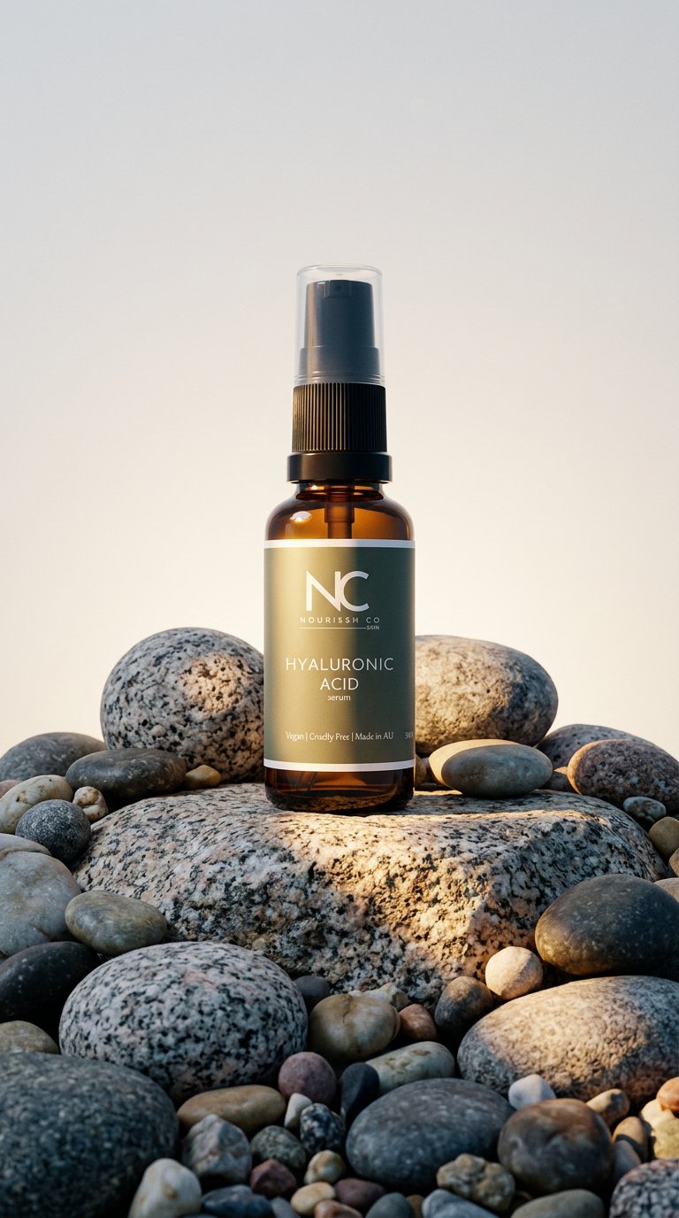 AI product shot of HYALURONIC ACID SERUM