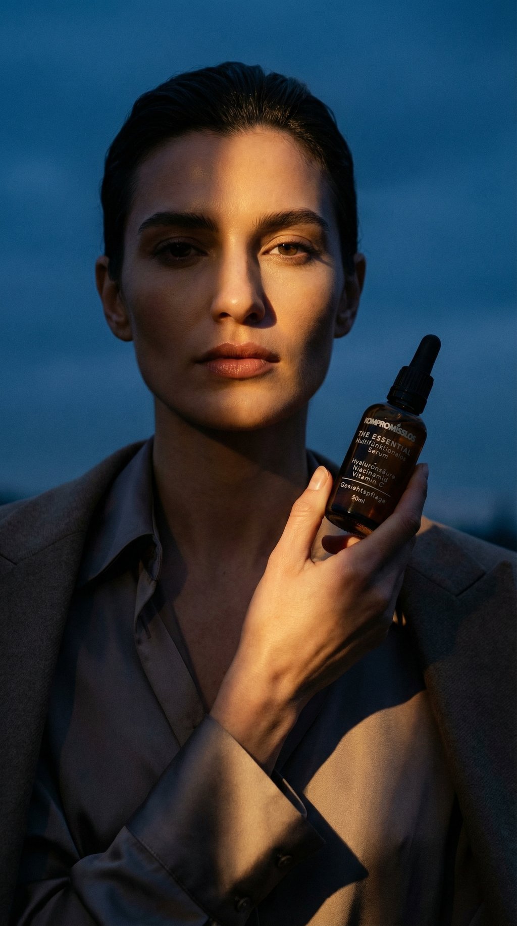 AI product shot of The Essential - Serum (50ml)
