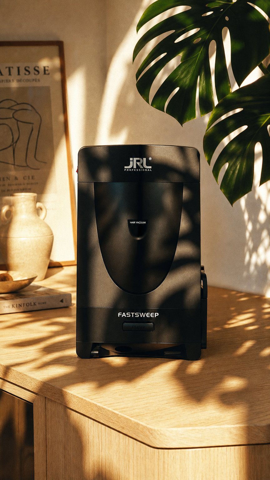 AI product shot of JRL Fast Sweep Hair Vacuum