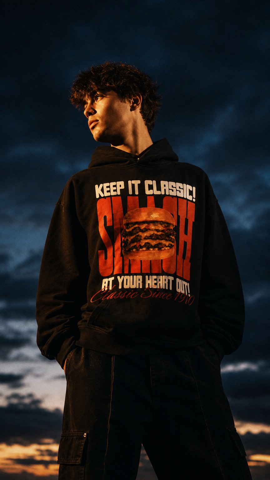 AI product shot of Le Merch Shop