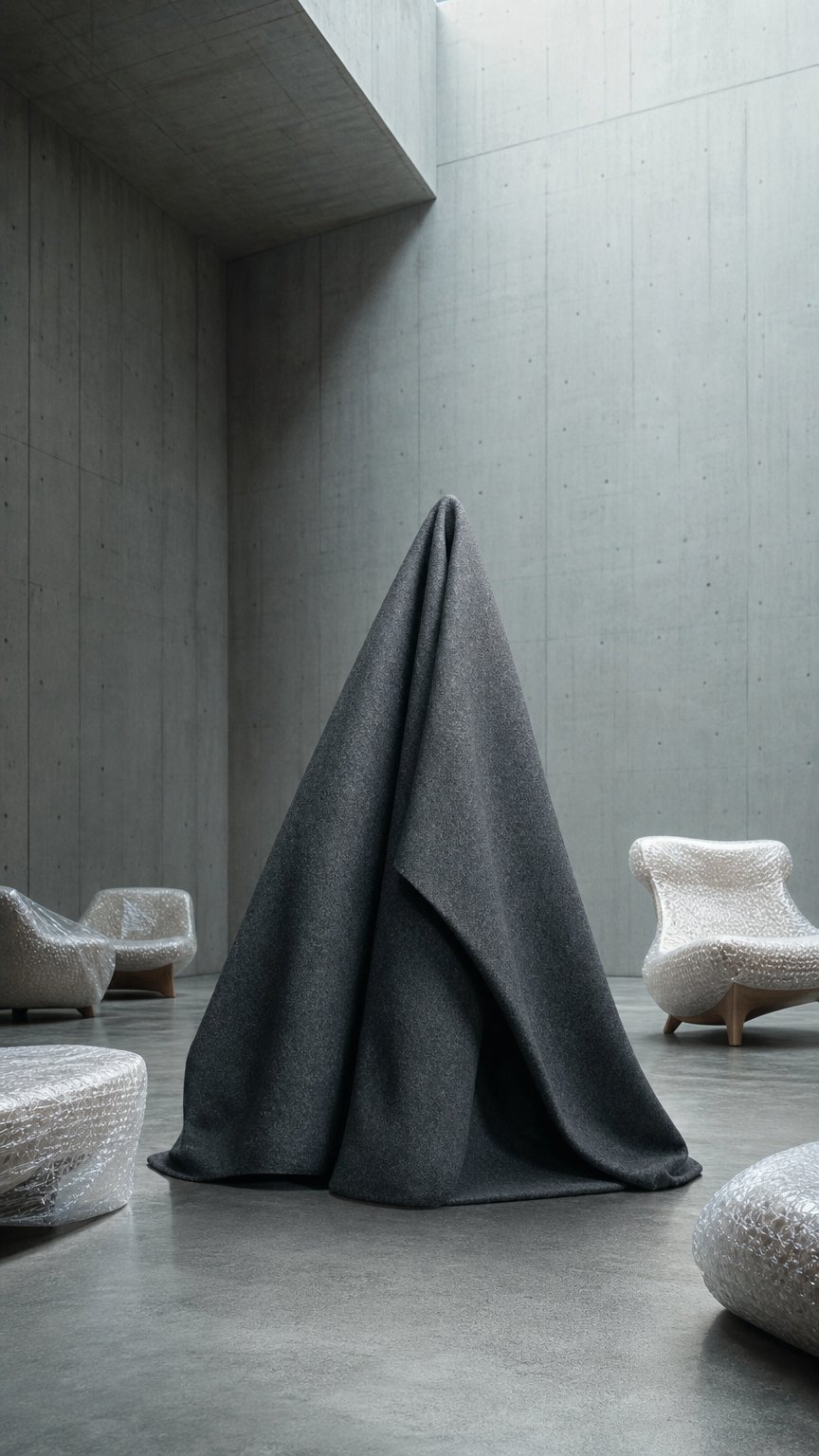 AI product shot of VBC Super 100's Grey Flannel Jacketing Fabric (V23763)-2.2m