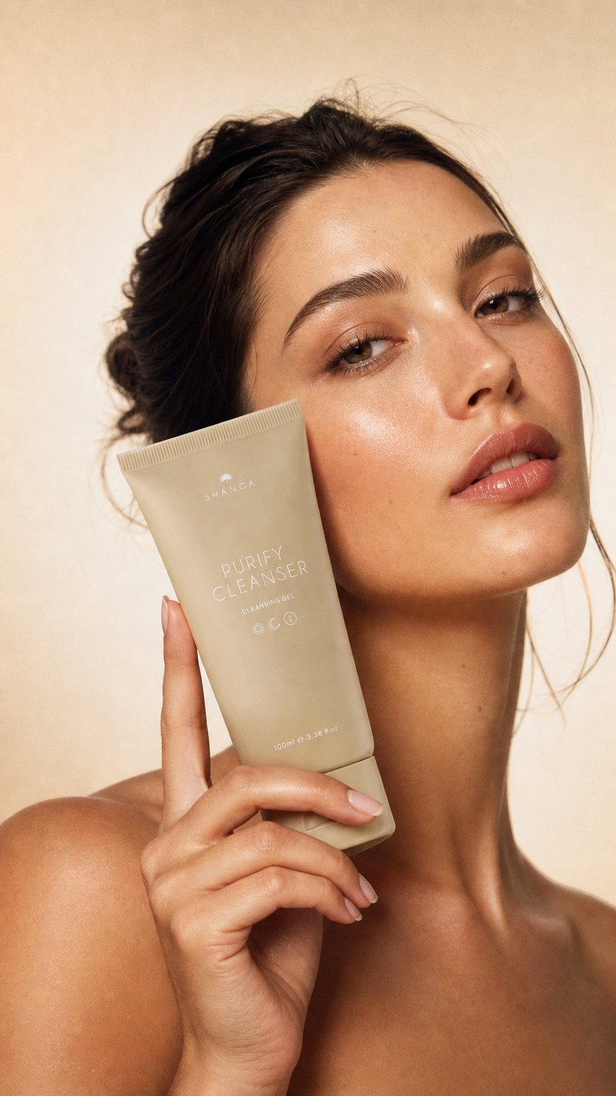 AI product shot of Purify Cleanser