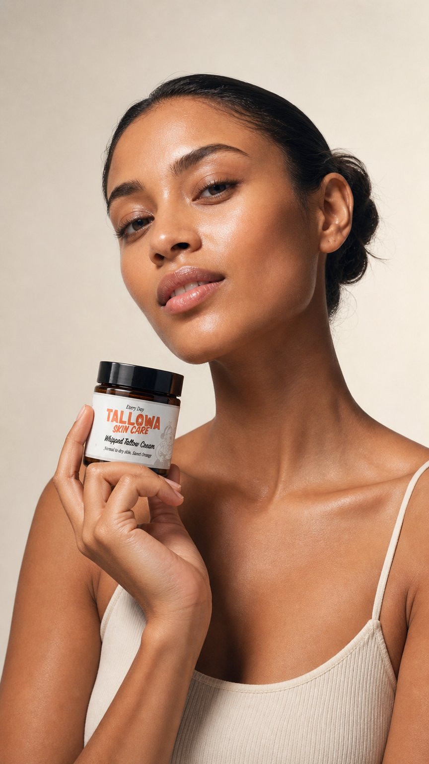 AI product shot of Everyday Tallow Face Cream