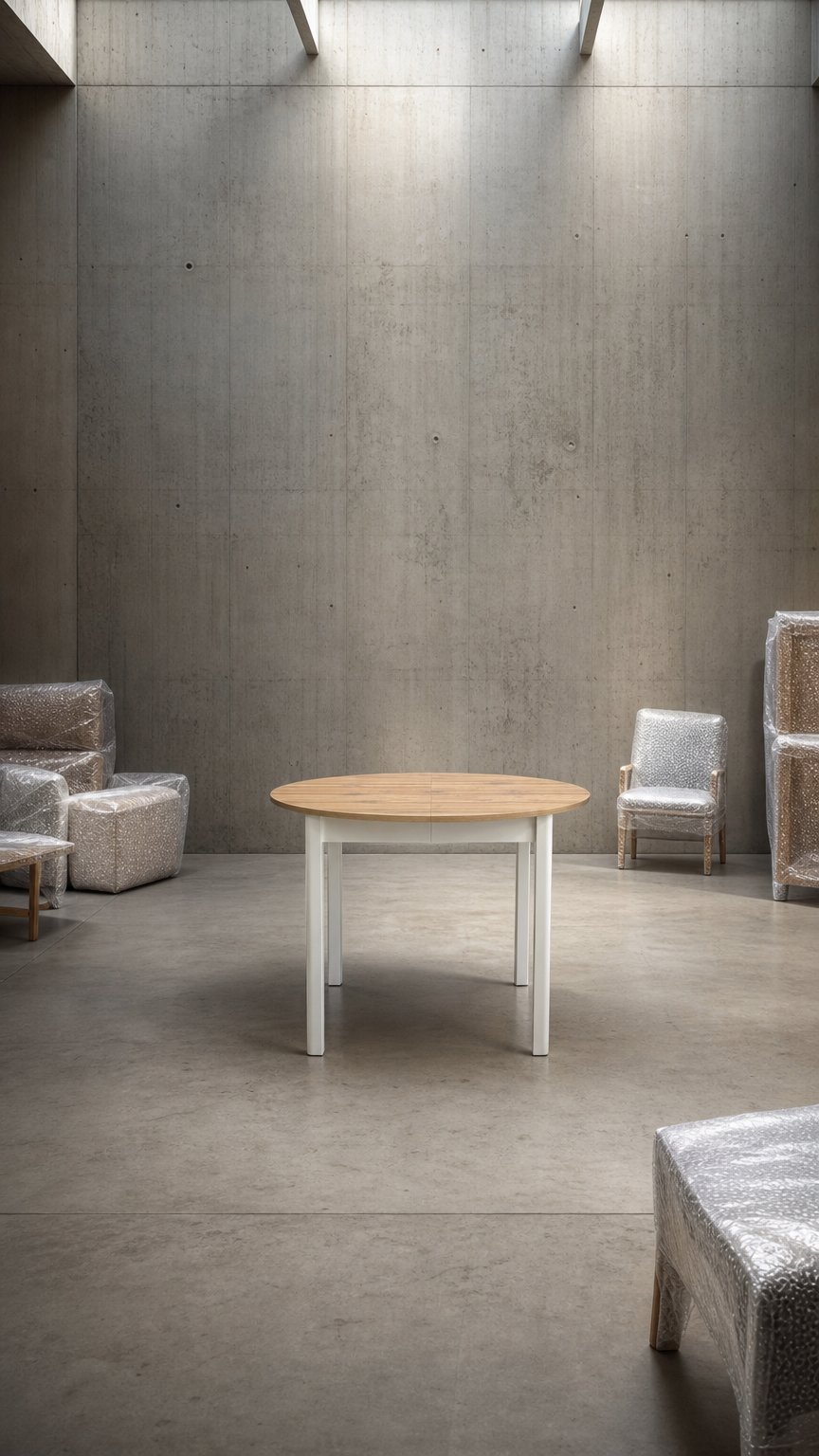 AI product shot of DOMÁN étkezőasztal