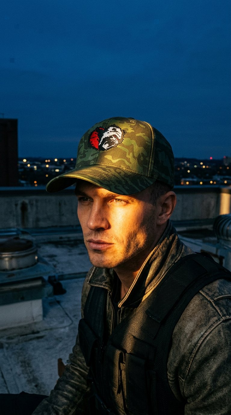AI product shot of Rebel At Heart Cap
