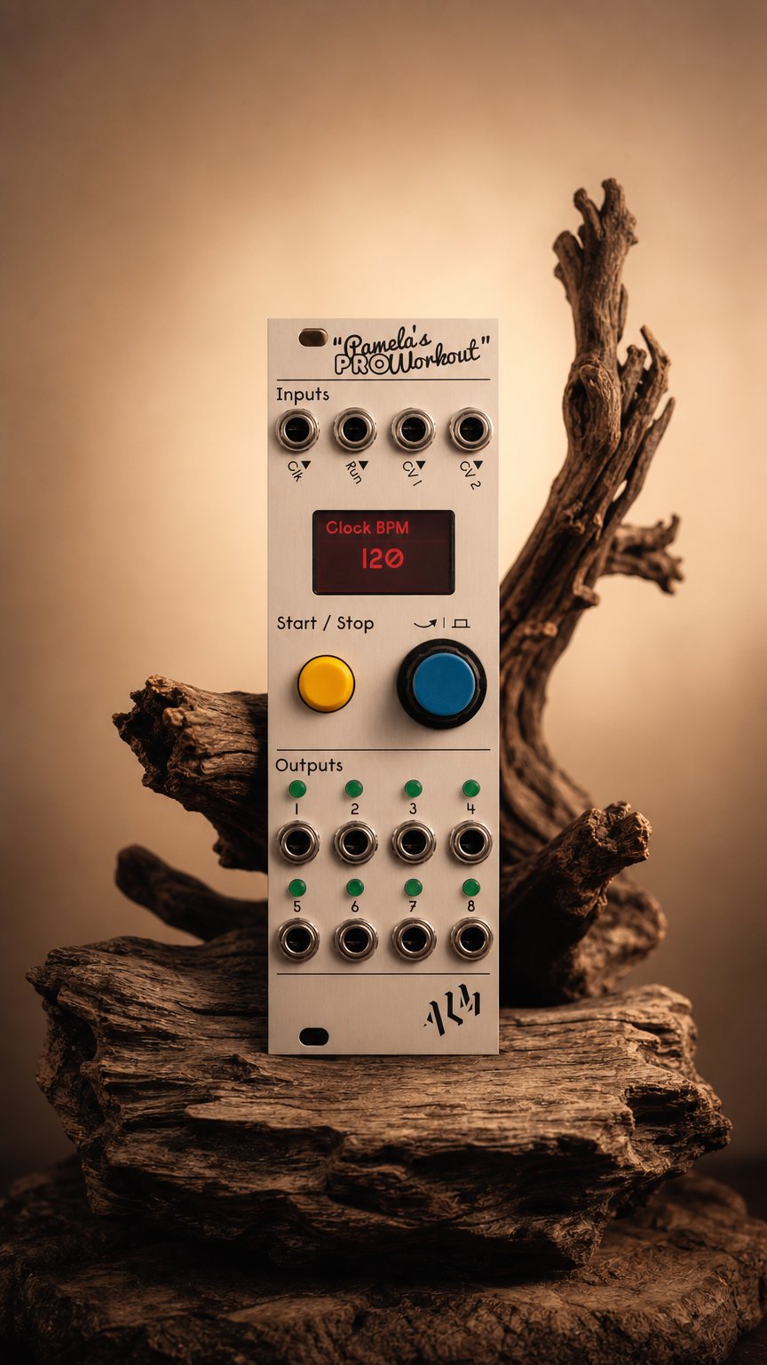 AI product shot of Pamela's PRO Workout: Clocking Modulator