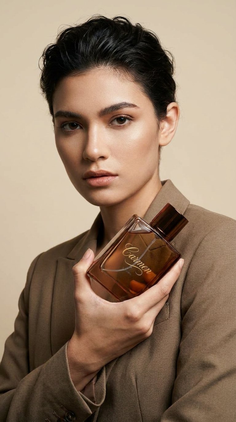 AI product shot of Carmen Eau De Parfum