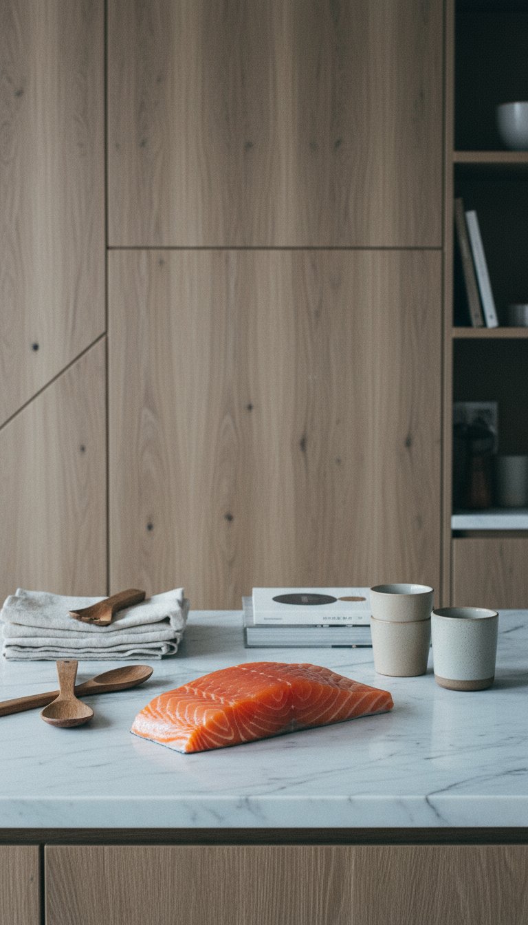 AI product shot of Faroe Island Salmon