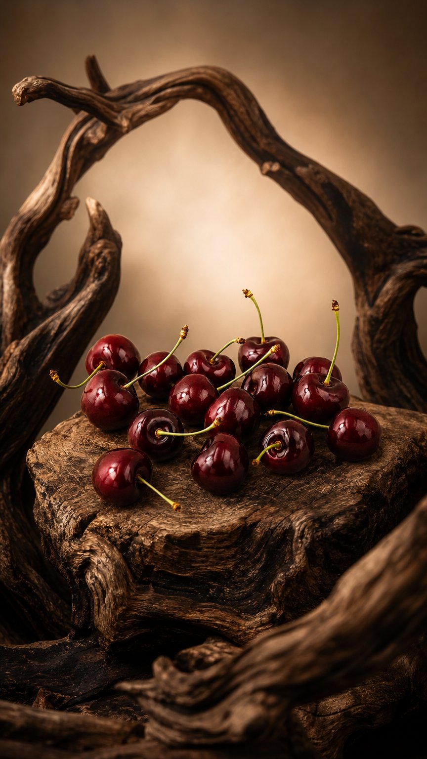 AI product shot of Cherries – French