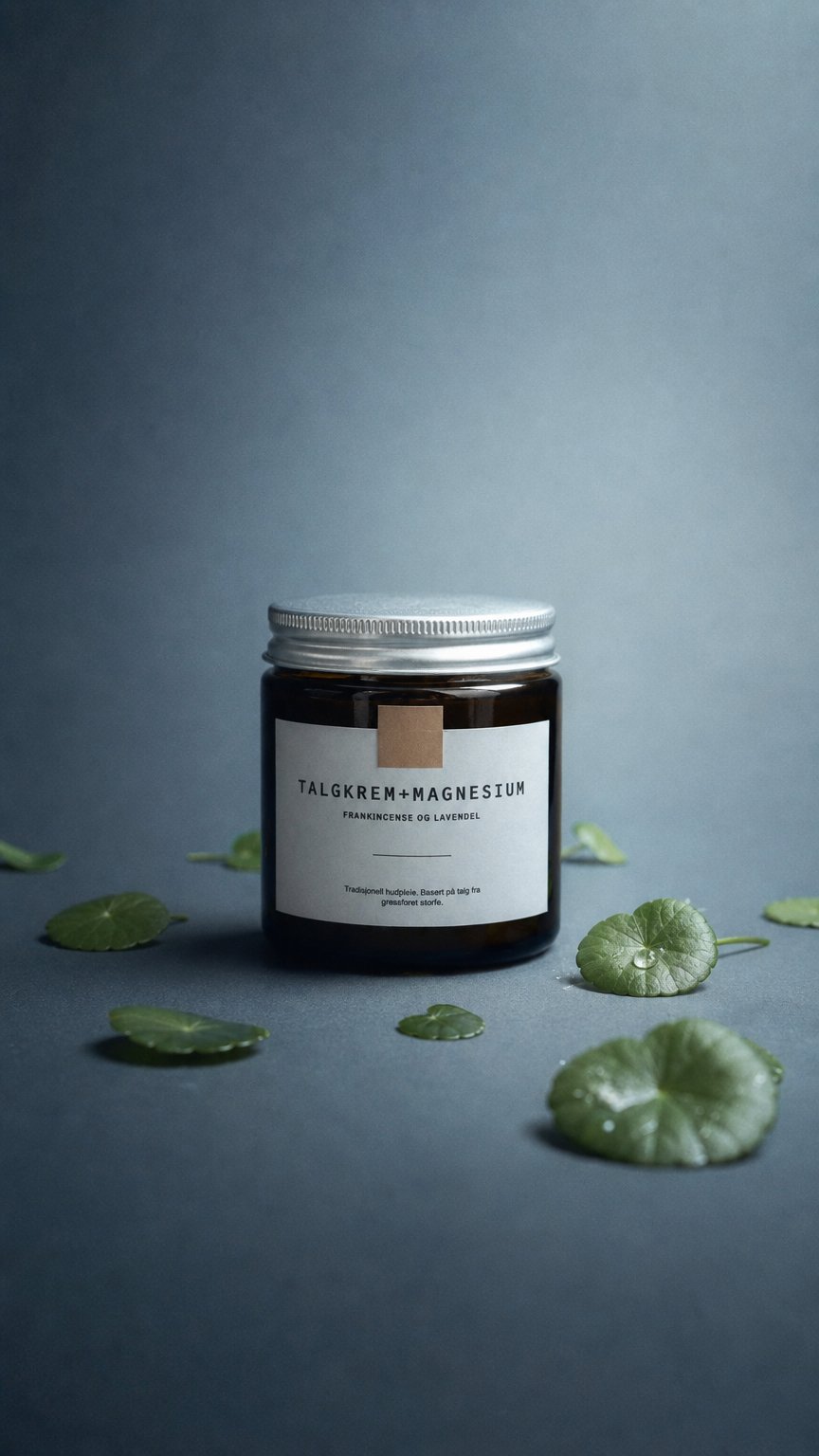 AI product shot of Sakte Hudpleie - fra gård til hud