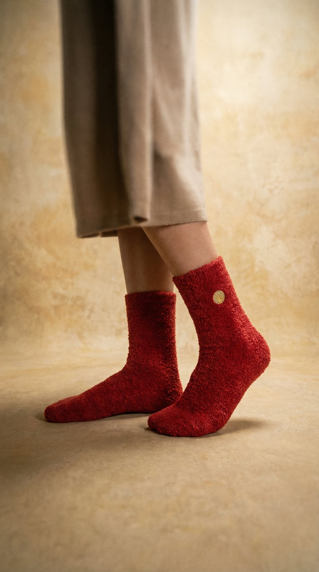 AI product shot of FREE Aloe Socks