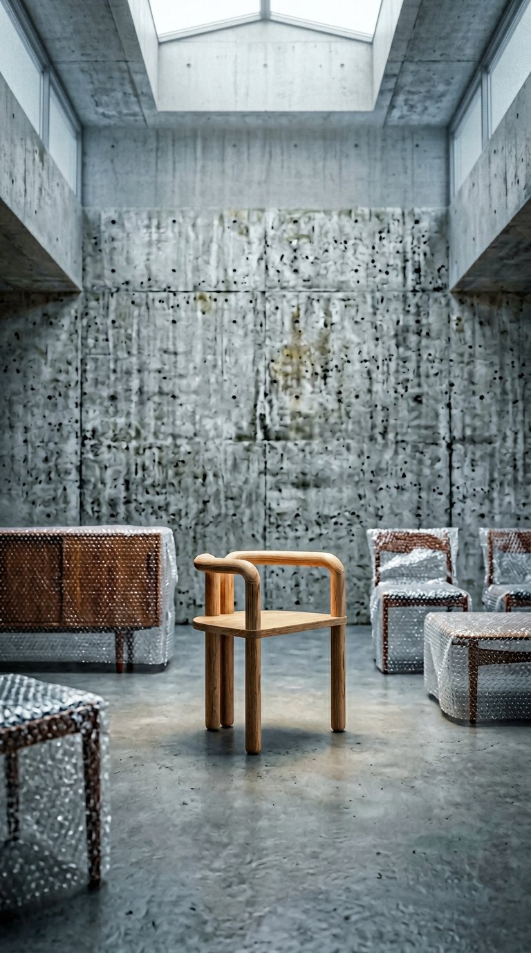 AI product shot of Layout – Captain Chair