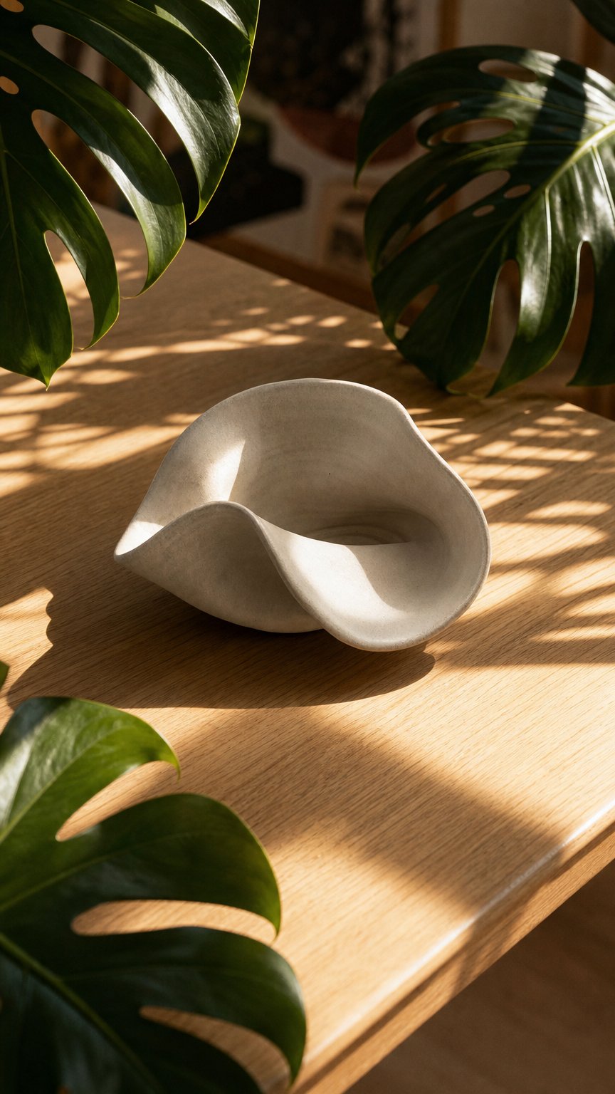 AI product shot of 2 Small"Flow" Bowls