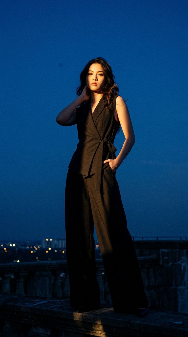 AI product shot of Emmie Set | Dark Brown