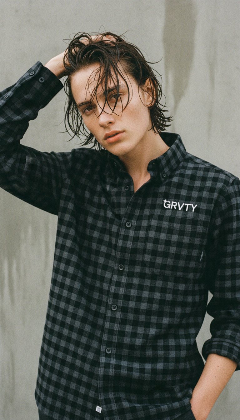 AI product shot of Eddie Bauer® Long Sleeve Favorite Flannel Plaid Shirt