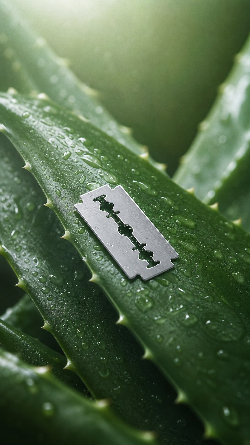 AI product shot of Zestaw 10 żyletek