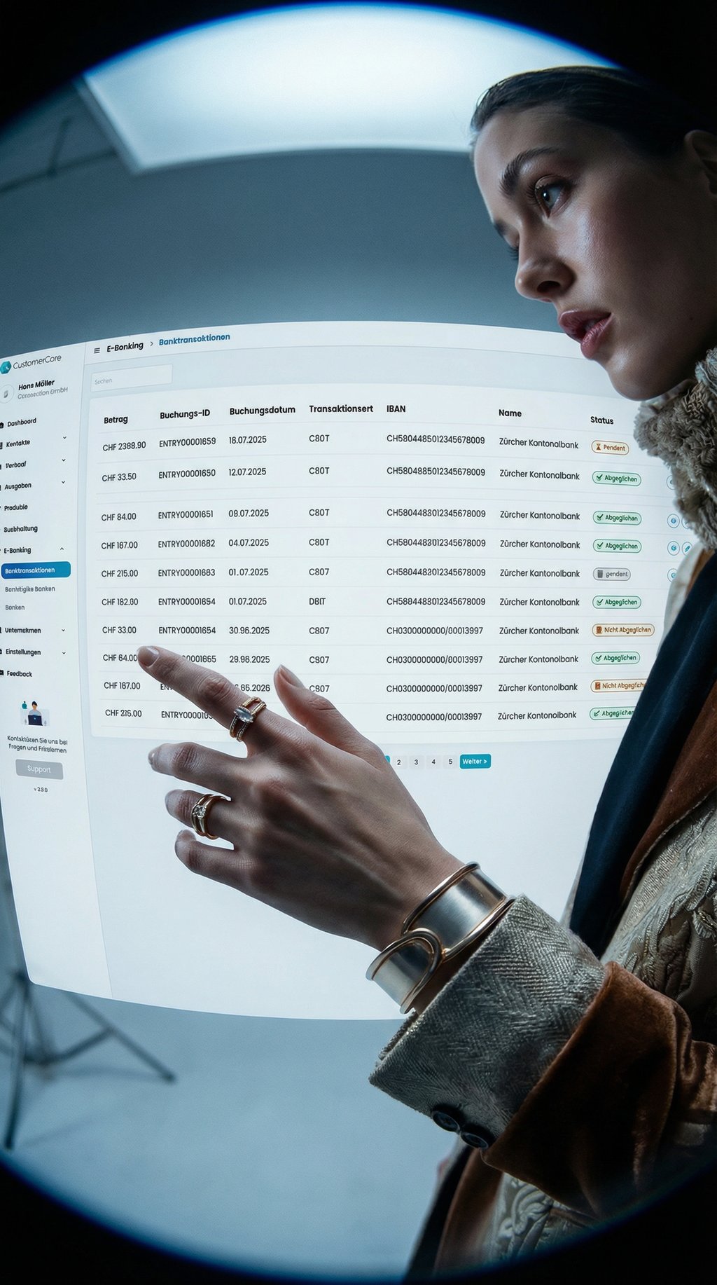 AI product shot of CustomerCore