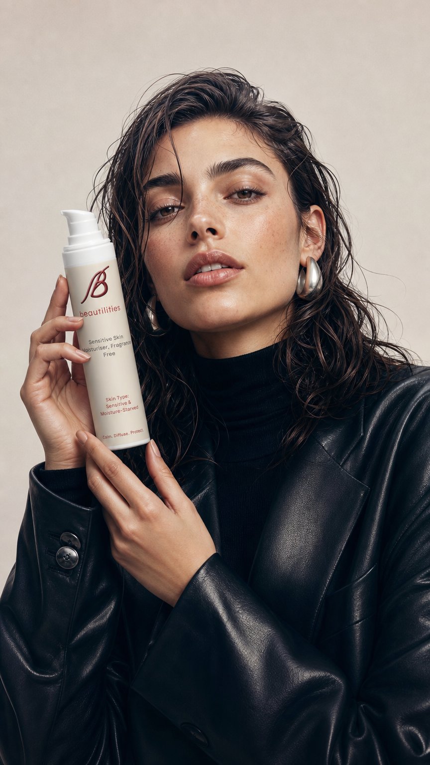 AI product shot of Sensitive Skin Moisturiser, Fragrance Free