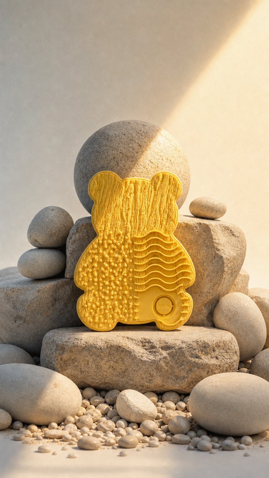AI product shot of BareBack Scrubber