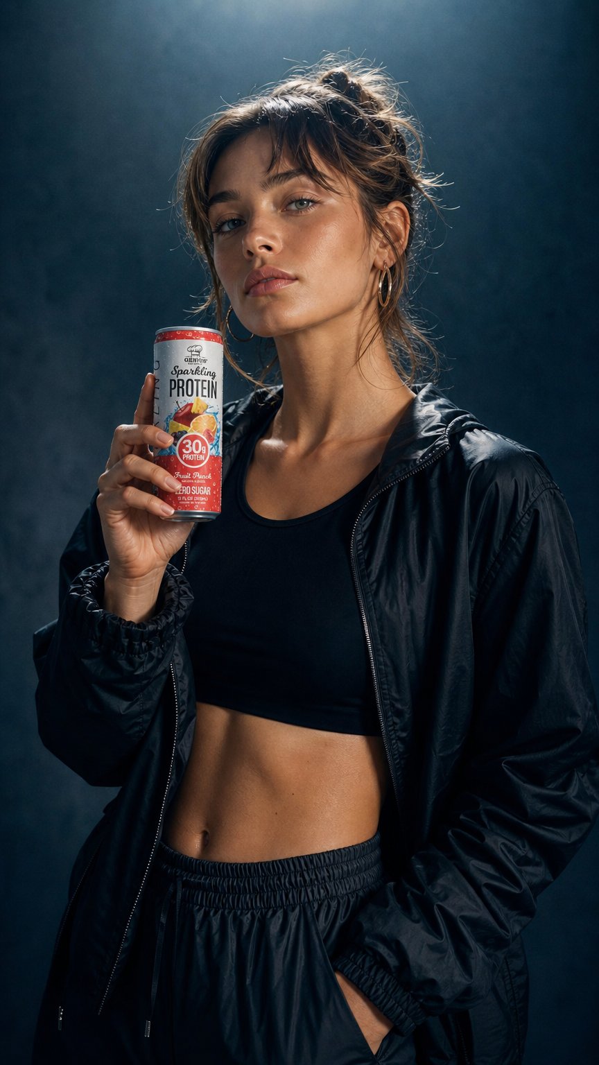 AI product shot of Sparkling Clear Protein - Fruit Punch