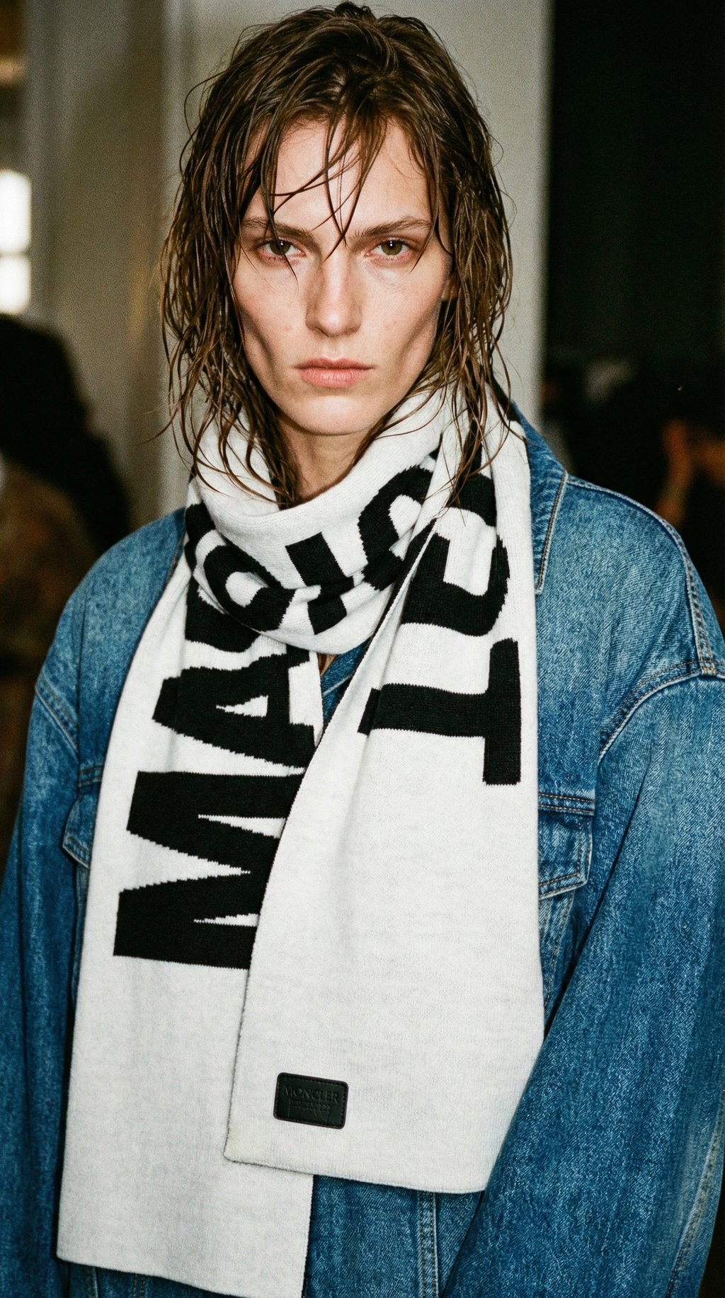 AI product shot of Oversized Scarf