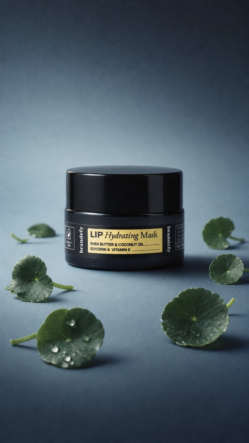 AI product shot of Lip Hydrating Mask