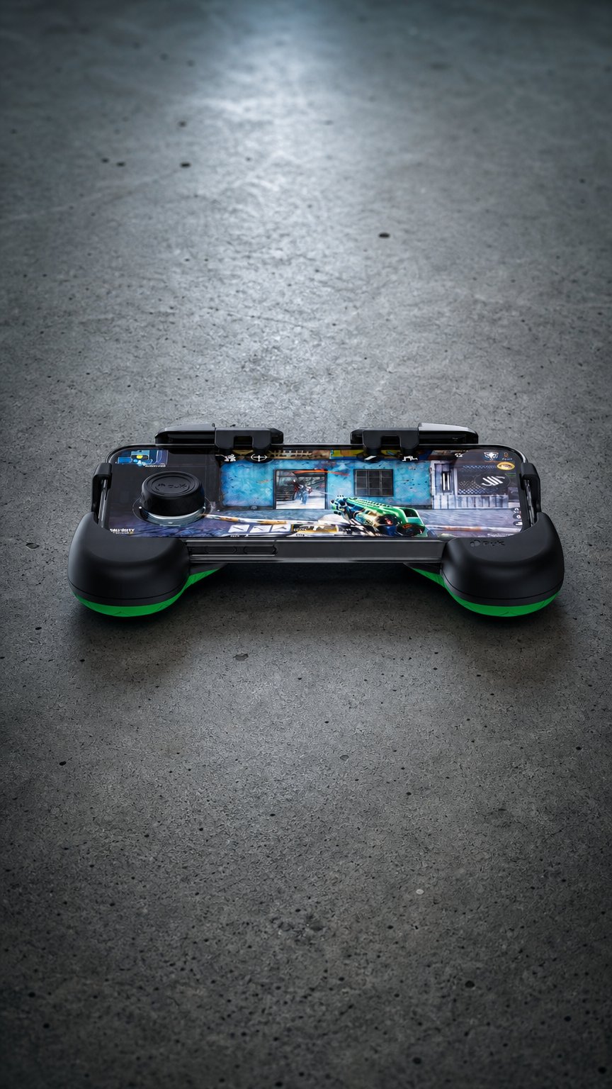 AI product shot of PuK One Bundle - Thumbstick, Triggers & Grips