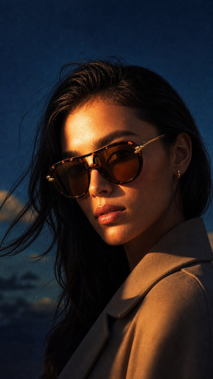 AI product shot of Bellina Loop Sunglasses