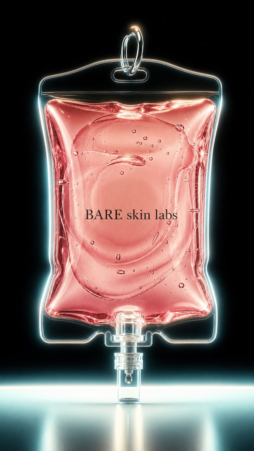 AI product shot of BARE skin labs Peptides