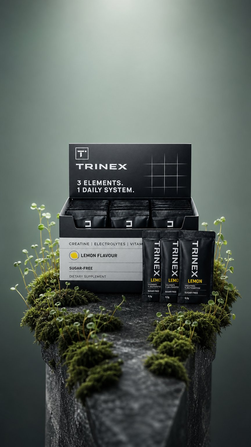 AI product shot of TRINEX Lemon