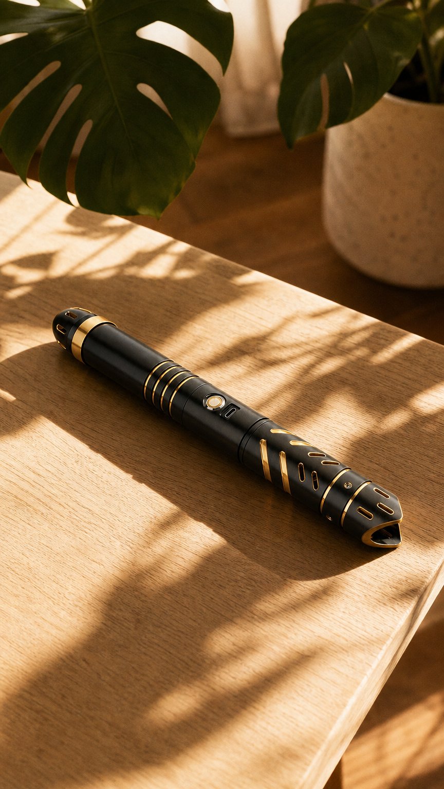 AI product shot of The Revenge Xeno RGB & Xeno Pixel Parsec Saber (Xeno3)