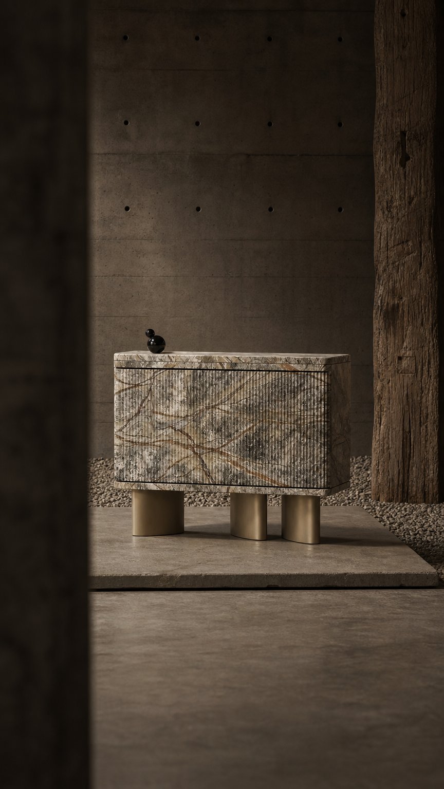 AI product shot of EDGE sideboard