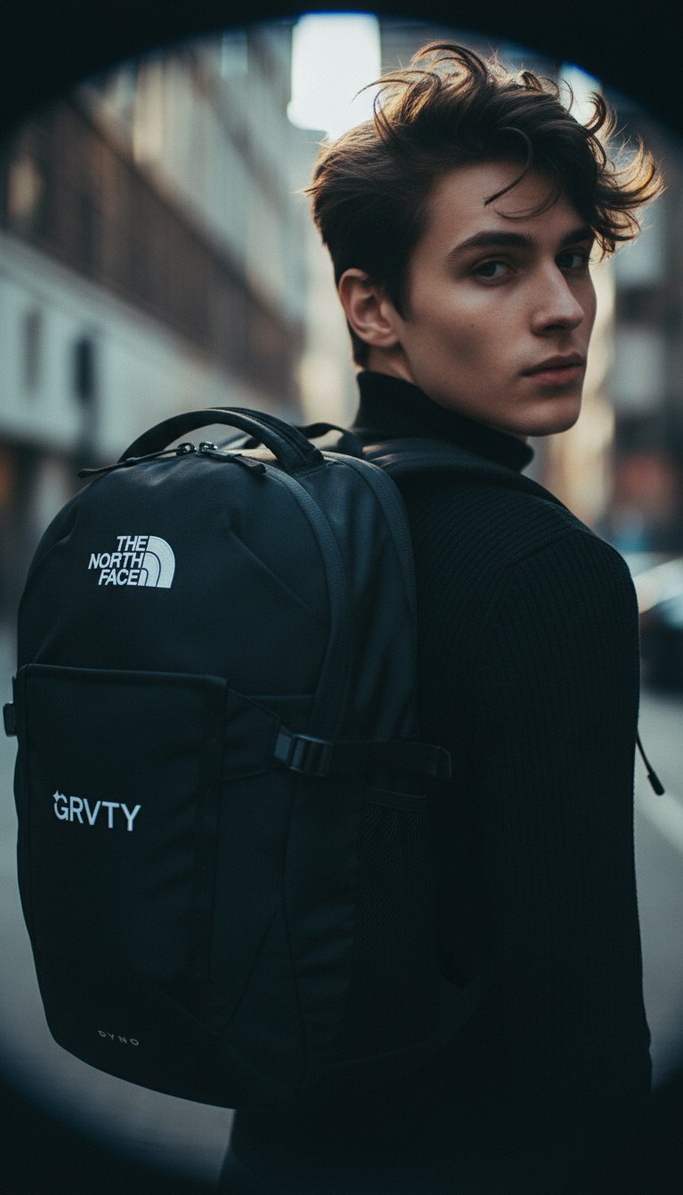 AI product shot of The North Face Dyno Backpack