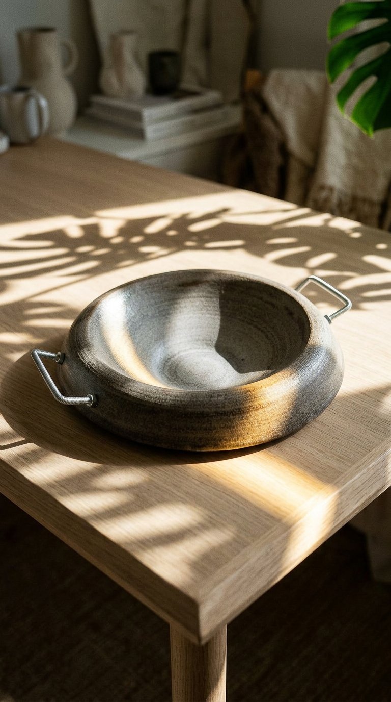 AI product shot of Brutalist Plate